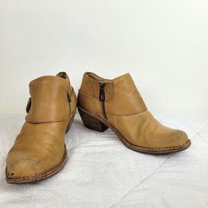 Latigo PRANA Bootie Women's US 6.5 Zip Buckle Strap Anthropologie boho western